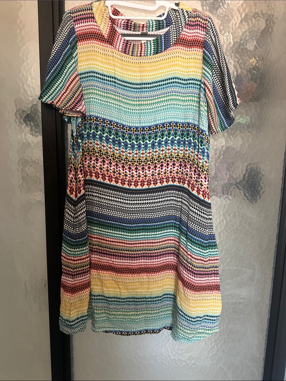 Uncle Frank Multicolor Striped Mini Dress